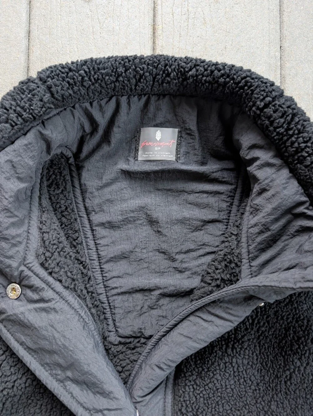 Free People Movement fleece vest/shawl